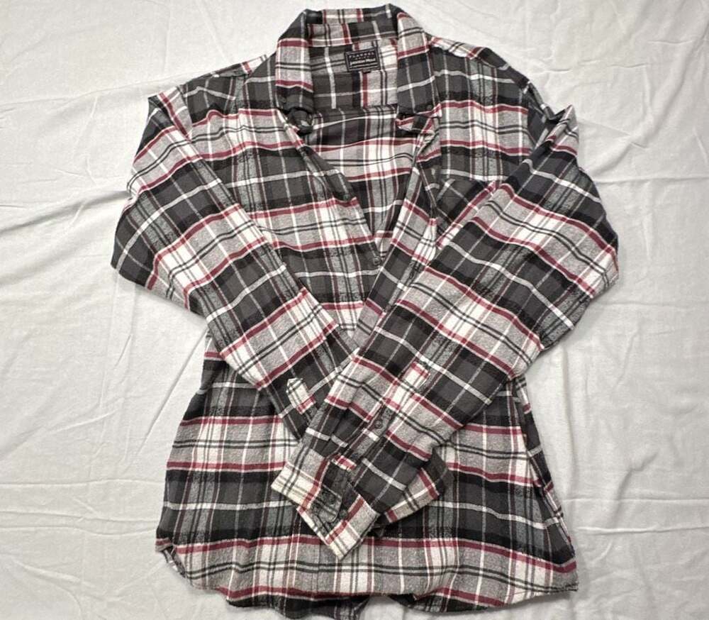 Jackson Hole Authentic Comfort Wear Men's Long Sleeve Plaid Flannel Button-Down